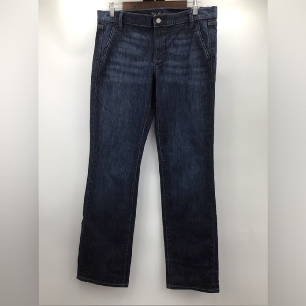 Old Navy The Flirt Dark Blue Straight Leg Jeans